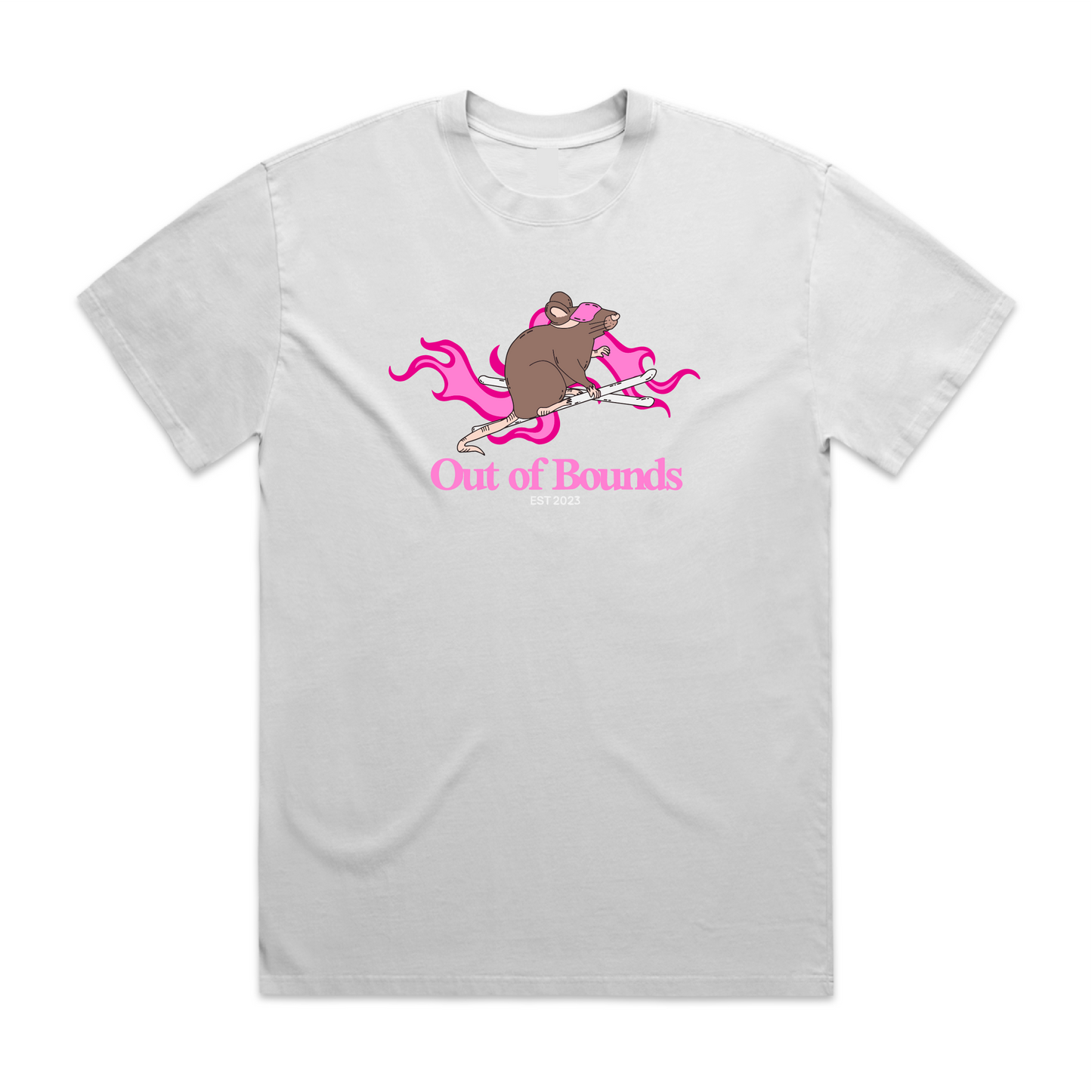 Park Rat White Tee