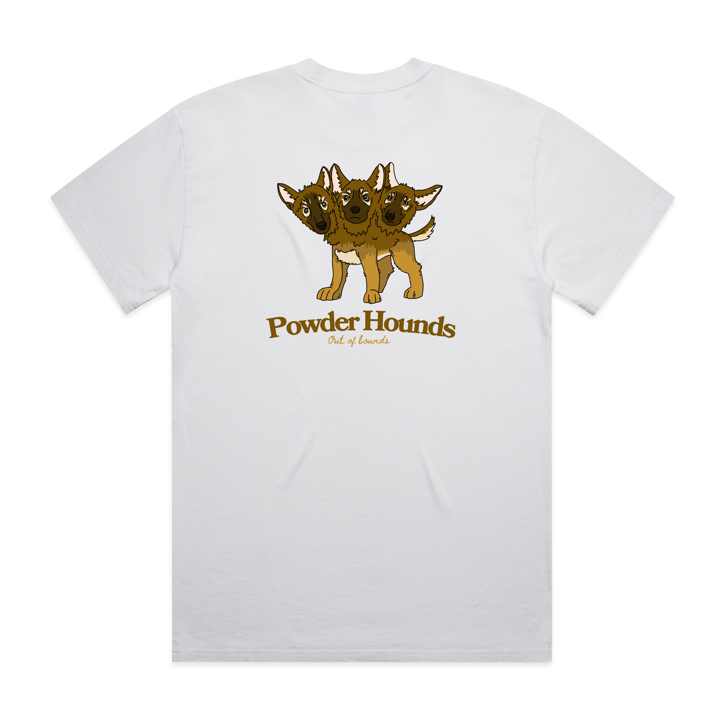 Powder Hounds White Tee